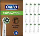 Oral-B Crossaction Testine Spazzolino Elettrico, Confezione Da 12 Pezzi, Con Tec