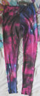 Pink Galaxy Leggings Womens Size 8