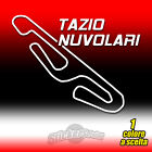 ADESIVO PVC CIRCUITO TAZIO NUVOLARI prespaziato auto moto sticker