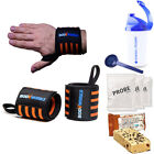 BODYWORKS Handgelenkbandagen Bodybuilding - Power Wrist Wraps + BONUS