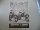 advertising Pubblicità 1979 MOTO TGM 125 250 CROSS