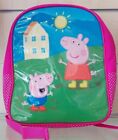 Zainetto asilo Peppa pig. Fronte in pvc