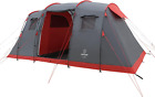 Lake 4 Tenda Da Campeggio impermeabile 4 Posti - 2 Camere (470 X 230 X 190 Cm)