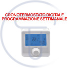 Cronotermostato digitale programmazione settimanale manopola di selezione