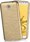 Custodia per Samsung Galaxy Note 3 Neo Case Cover IN Silicone TPU Spazzolato