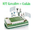 Kit TORTA CALCIO Giocatori + Cialda per Torta Decorazione OSTIA