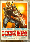 Django spara per primo manifesto poster Affiche SPAGHETTI WESTERN De Martino ITA