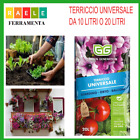 Terriccio universale terra torba 10 20 litri per piante fiori orto giardino