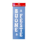 Stencil Cm.18x49 Buone Feste | Cwr