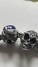 Trollbeads  SILVER SKULL AND OCEAN - RETIRED