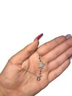 Collana Argento 925 con stellina con zirconi e lettera D