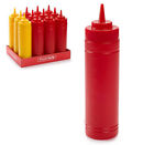 Dispenser dosatore Maionese salse Ketchup pub pizzeria senape 12pz rosso/giallo