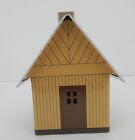 New Small Yellow Metal Smoker House Made by Crottendorfer Germany w/Box& Incense