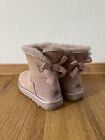 UGG Boots Mini Bailey Bow Metallic Dusk Gr.37, altrosa/ rosa