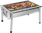 Barbecue Portatile a Carbone,Barbecue Grill,Bbq Griglia in Acciaio Inox per 4-6