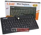 Mini Tastiera Usb Multimediale Ultra Sottile con Filo Notebook Pc linq k-2