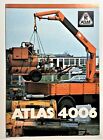 Brochure Camion - Gru Atlas 4006 - Anni  80