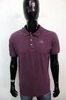 Robe di Kappa Polo Taglia 2XL Uomo T-Shirt Maglietta Maglia Viola Cotone Logo