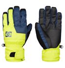 Guanti Uomo DC Shoes Seger SE Giallo Lime Navy Blue Gloves Snowboard Sci Neve