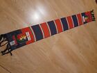 SCIARPA SCARF VINTAGE FOOTBALL CALCIO GENOA 1893. RASO CON TRICOLORI. GUA GIU