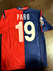 Maglia Genoa match worn Paro indossata issued shirt trikot Rosso blu Serie a