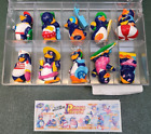 Serie Sorpresine Kinder Ferrero Pingui Beach 1994 COMPLETA + CARTINA