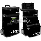 Trolley carrello Beta Tools C41H N cassettiera portautensili a 2 moduli nera