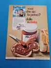 PUBBLICITA   1969  FERRERO ALBA CIOCCOLATA NUTELLA PANINO  ADVERT WERBUNG