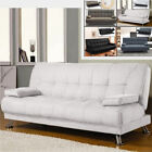 Divano letto contenitore 188x72cm ecopelle BIANCO sofa soggiorno moderno sala |1