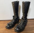 WESCO 75th Anniversary Lace Up Leather Boots 1918-1993 Size UK 10 EU 45