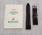 CINTURINO in pelle ROLEX DAYTONA con FIBBIA IN ORO (no scatola o box)