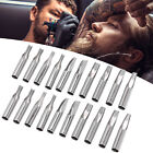 20Pcs Stainless Steel Tattoo Nozzle Tips For Machine Needles Tube Grip Tool Kit