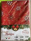 TOVAGLIA RETTANGOLARE 12 NATALE ROSSA FANTASIA NATALIZIA 140X240 ANTIMACCHIA