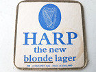 Vintage HARP -  Harp The New Blonde Lager  ... Cat No 09 Beer mat / Coaster