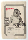 Pubblicita  Sebino Bambola Patatina Mezzo Metro Old Advertising Vintage 1968(T6)