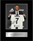 CRISTIANO RONALDO JUVENTUS POSTER CON AUTOGRAFO 45X32CM