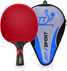 Joy.J, Racchetta Da Ping Pong Professionale Con Custodia, Racchetta TT Con Gomma