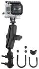 SUPPORTO PULSANTIERA MOTO RAM-MOUNT RAM-B-174-GOP1U HERO GOPRO 3 4 black white