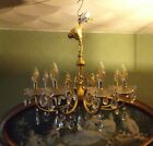 BEAUIIFUL ANTIQUE FRENCH CRYSTAL CHANDELIER 8 LIGHT..