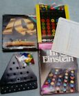 Hi-Q Einstein Puzzle by Ideal & IQ Puzzle by Skirrid Intl - Vintage brain games