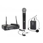 Proel EIKON WM300KIT radiomicrofono UHF wireless ricevitore + archetto o Palmare