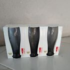 Bicchieri Coca Cola in vetro grigio 125 years 2010 McDonald s 3 pezzi