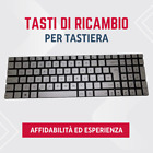 Tastiera per ASUS N550 N550JA N550JK N550JV N550JX N550LF IT Italia Argento