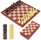 Scacchiera Magnetica 25X25Cm Gioco Scacchi + Dama Pieghevole Da Viaggio