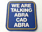 Vintage HARP - We are Talking " ABRA CAD ABRA ... Cat No 121 Beer mat / Coaster