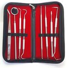 8x/Set Strumenti Pulizia Dentale Cura Dente Dentista Sonda Specchietto Pinzetta