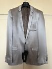 giacca uomo Dolce & Gabbana seta grigia tg. 48 cerimonia abito jacket silk men