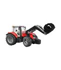 Trattore Massey Ferguson 7600 con benna