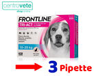 Frontline Tri Act Cani 3 Pipette 2-5 / 5-10 / 10-20 / 20-40 / 40-60 Kg → Zecche