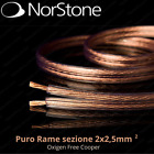 NORSTONE CL250 CAVO DIFFUSORI RAME OFC  2 x 2.50MMQ PREZZO A METRO LINEARE